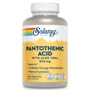 SOLARAY Pantothenic Acid 500 mg - Pantothenic Acid Supplement (Vitamin B5) - Essential B Kompleks Vitamin - Nervous System and Cellular Energy Support - Vegan, Gluten Free, 60-Day Guaratee, 250 Hizmet