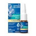 Anne'nin Bliss Bebek Probiyotik Drops + Vitamin D, Supports Digestive Health and Immunity, 400IU Vitamin D for Health Bone Development, Newborns +, Flavorless, 0.34 Fl Oz (30 hizmet)