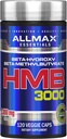 ALLMAX HMB 3000 (120 Veggie Capsules) - Destekler Kas Güçlü ve Kas Breakdown - Non-GMO, Gluten Free - 30 Hizmet