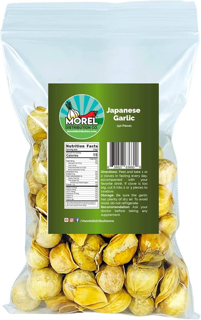 Japanese Garlic//AJO Japones (100% Natural!!) 150 Pieces