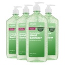 Βασική Φροντίδα - Aloe Vera Hand Sanitizer 62%, 34 fl oz (πακέτο των 4)
