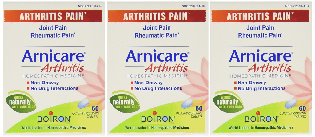 Boiron Arnicare Αρθρίτιδα - 60 καρτέλες 60 κόμης (πακέτο των 3)