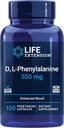 Life Extension D, L-Phenylalanine Capsules, 500 mg – Supports Mood Health, Supports Neurotransmitter Health – Gluten-Free, Non-GMO, Vegetarian – 100 Capsules, 500 mg – Destekler Mood Health, Promosyonlar