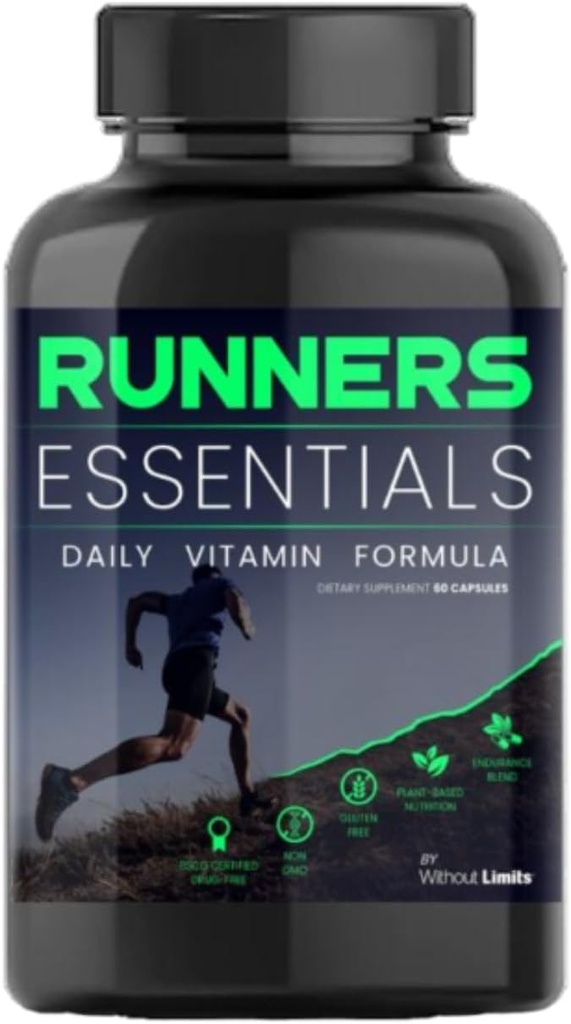 Limits Runners Essentials Günlük Vitamin Formülü - Mans Daily Vitamini - Bir Ay Supply - 60 Capsules