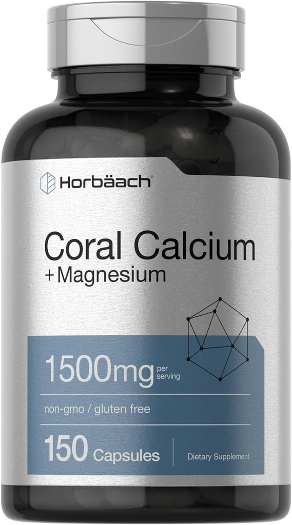 Horbäach Coral Calcium 1500mg Κάψουλες 