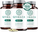 Qualia NAD Supplement – Klinik olarak NAD+'ı% 67'ye kadar artırmak için çabaladı. Enerji, Focus. Elite NAD+ ATM Malzemeler: Nicotinamid Riboside (NIAGEN,) Niacin, Niacinamid (3 ay Supply)