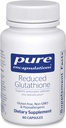 Pure Encapsulations Reduced Glutathione | Hipoallergenik Antioksidan Supplement to Support Liver and Cell Health* | 60 Capsules