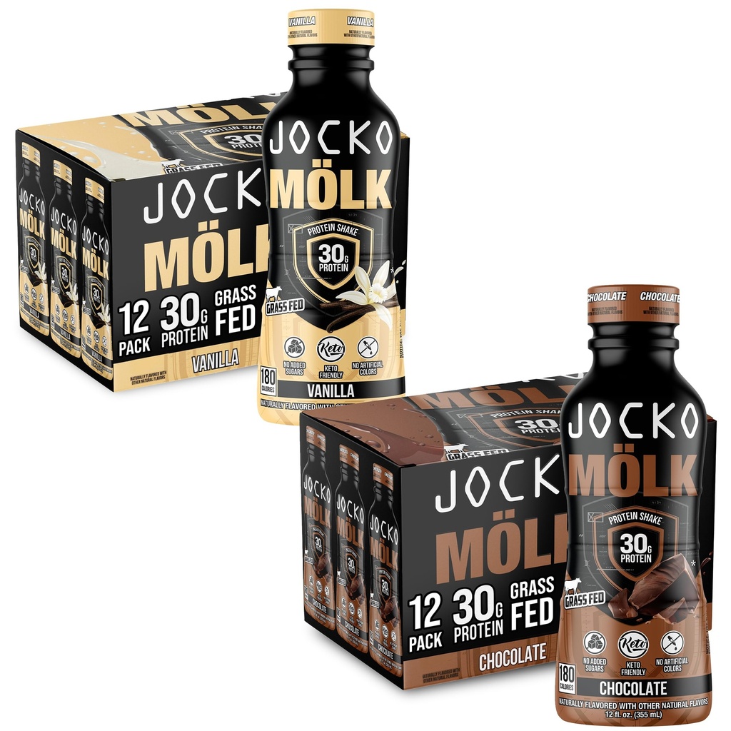 Jocko Yakıt Protein Shake Sche - Vanilla ve Chocolate (24 Count)