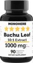 MONOHERB Buchu Leaf Extract 1000 mg - 90 Κάψουλες χορτοφάγων
