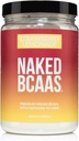 NAKED Strawberry Lemonade BCAAsEnergy Acids Toz,% 100 Pure 2:1 Formula, Vegan Branşlı Zincir Amino Asitler, Anında Tüm Doğal BCAA Toz Tamamı - 501 Grams, 34 Hizmetler