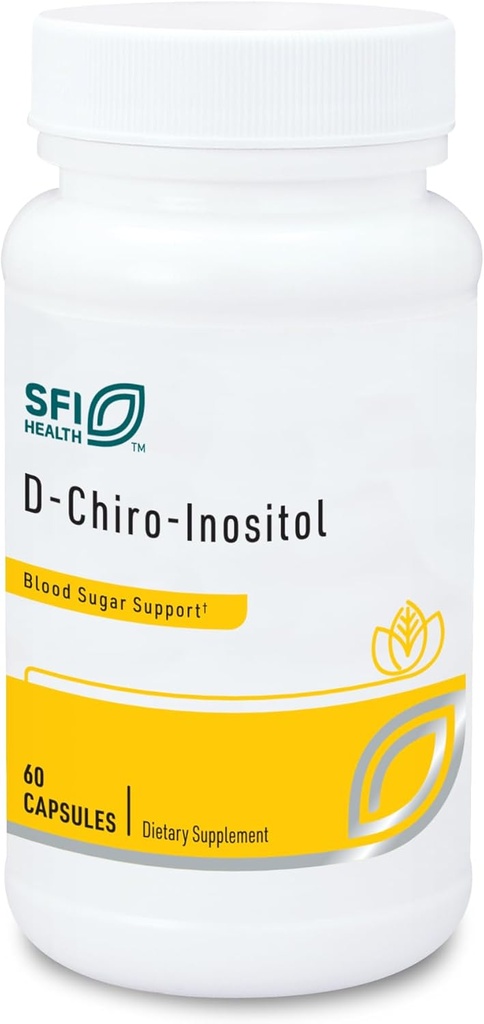 Klaire Labs D-Chiro-Inositol - 150 Milligrams Hipoallergenic Supplement (60 Capsules)