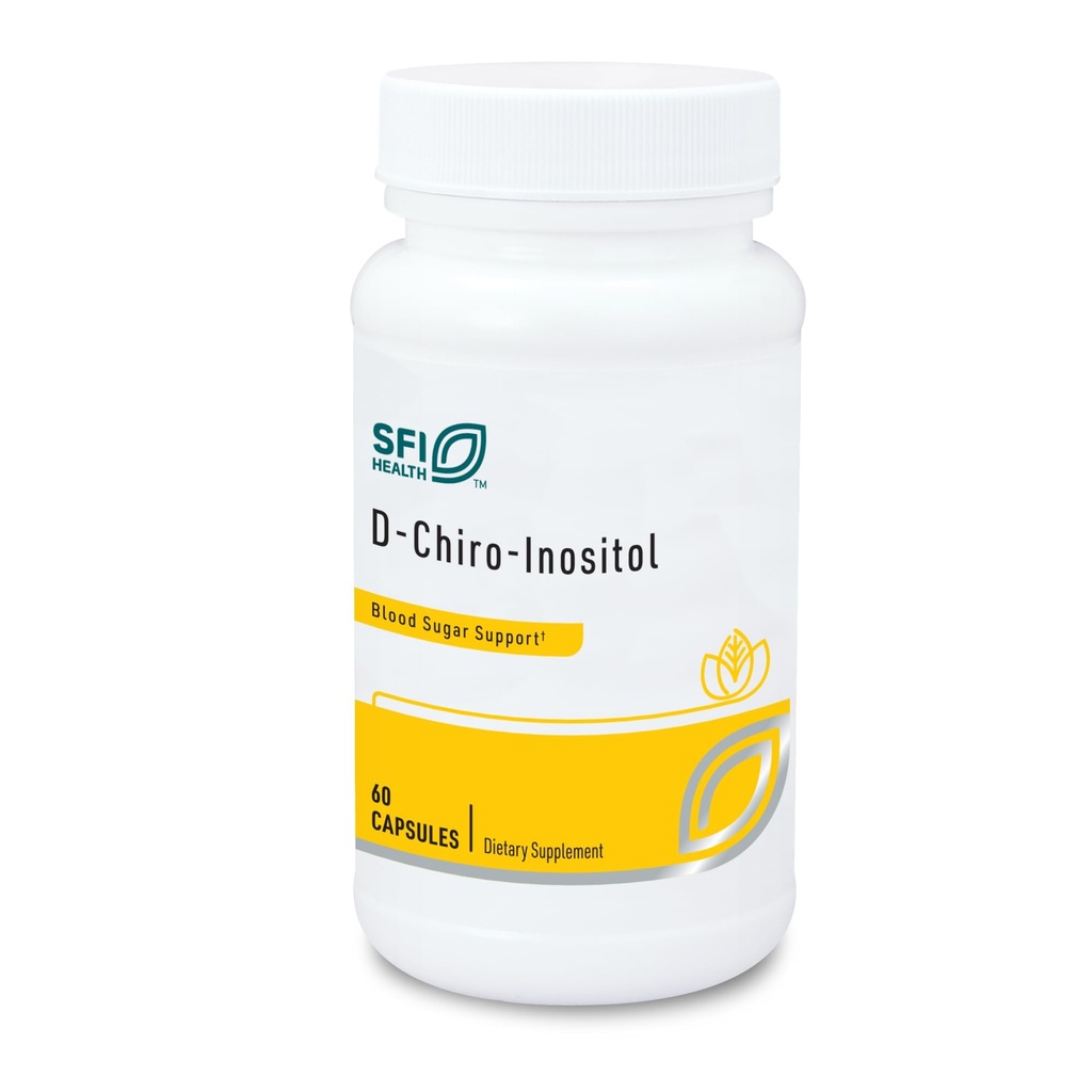 Klaire Labs D-Chiro-Inositol - 150 Milligrams Hipoallergenic Supplement (60 Capsules)