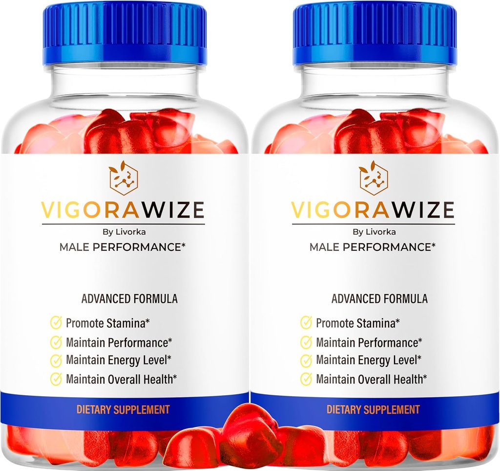 (2 Pack) Gummies, Vigorawise Gummies, Vigorwise Gummies, Vigora Wize Advanced Formula Gummies, Vigora Wise Daily Support Gummies, Vigora Wize Health Supplement, 120 Gummies For 2 Ay