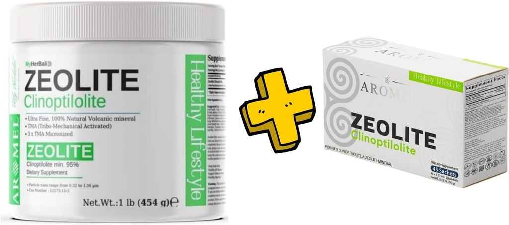Zeolit Toz | 1 Pound - 454 g | Zeolit Sachets 45sch