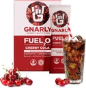 Gnarly Beslenme Yakıt2O Elektrolyte Toz Paketleri, Cherry Cola – Elektrolyte Çözüm, Yakıt, Replenishment, and Recovery – Yakıt2O Endurance Beslenme – Cherry Cola, 10Packance
