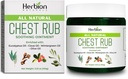 HERBION Naturals Chest Rub - Soothing Ointment with Soothing Vapors for Yetişkinler & Çocuklar 2+ - Relieves Cough, Cold, Nasal & Chest Congestion - The Muscle & Common Aches (3.53 Oz)