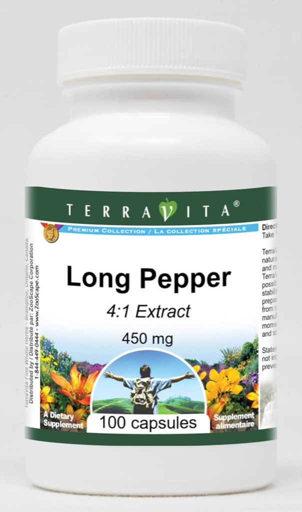 Long Pepper 4: 1-450 mg (100 Κάψουλες, ZIN: 521125) - 3 Συσκευασία