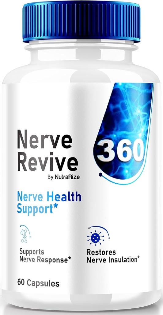 Nerve Revive 360 συμπλήρωμα, Όλα τα φυσικά Nerve υποστήριξη για τη συνολική ευεξία, Premium Formula, NerveRevive 360 κάψουλες βιταμίνης, επίσημες κριτικές (60 κάψουλες)