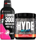 PROSUPPS L-Carnitine 3000 Stimulant Ücretsiz Sıvı Shots (Dragon Meyvesi) ve Hyde Max Pump Pre Workout for Men and Women (Fruit Punch)