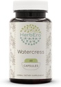 HerbEra Watercress 60 Capsules, 800 mg, Mekanik Sıvı Durağı Doğal Sucress (Nasturtium Officinale) herb (60 Capsules)