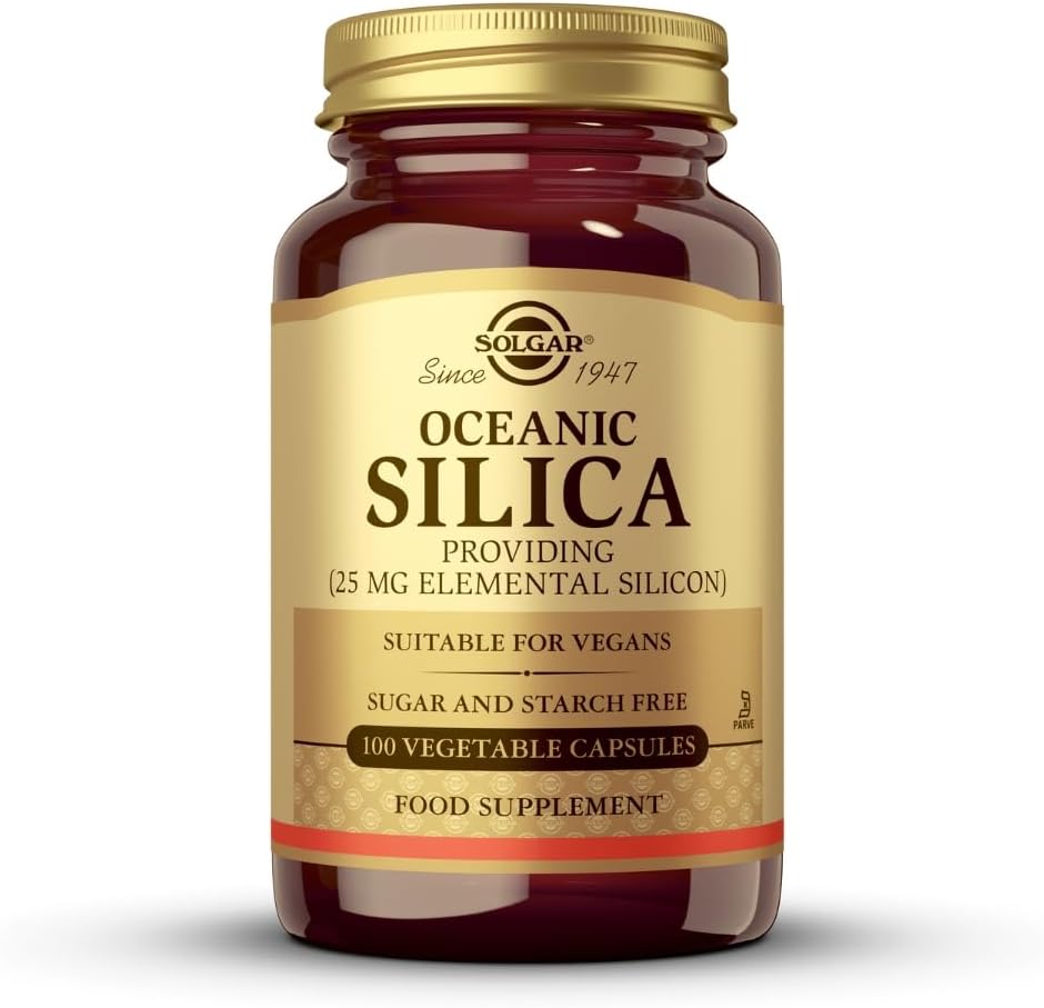 Solgar Oceanic Silica Sebze Kapsülleri, 25 Mg, 50 Kont