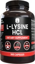 PURE ORIGINAL INGREDIENTS L-Lysine HCl (365 Capsules) Hiçbir Magnezyum Or Rice Fillers, Her Zaman Saf, Lab