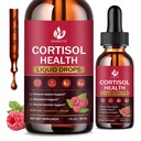 (2 Pack) Kadınlar için Kortisol sıvı damlaları - Dengeli Cortisol, Hormon Denge Desteği, Magnezyum Kompleksi, Rhodiola Rosea, Ashwagandha, Sugar-Free, 1 Fl Ozdha, Sugar-Free, 1 Fl Ozdha,