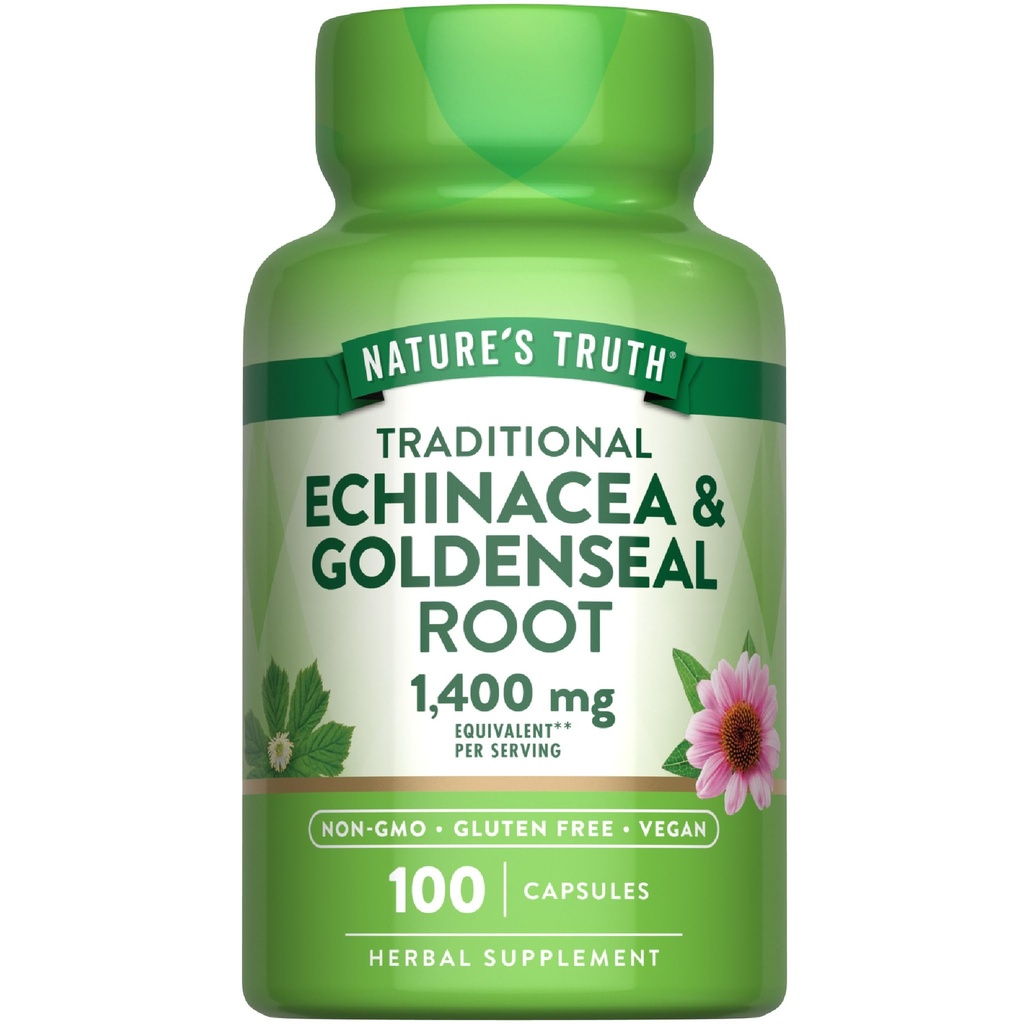 Nature's Truth Echinacea Goldenseal Capsles 