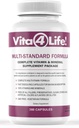 Vita4Life!® Multi-Standard Formula • Complete Vitamin & Mineral Complex • 360-Capsules • Fast-Dissolve Veggie Caps • Χωρίς πληρωτικά, ΓΤΟ, Γλουτένη, Γαλακτοκομικά • 50+ Nutrients (A-Zinc)