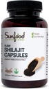 Sunfood Superfoods Shilajit Capsules - Pure Shilajit Wear for Women & Men, Antik Himalayalar Fulvic Acid, Minerals, Shilajit Toz Pills - 90 Capsules
