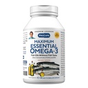 ANDREW LESSMAN Maximum Essential Omega-3 Orange - 60 Softgels - Ultra-Pure, High Potency Omega-3 Oils. High DHA, No Stomach Upset, No Contaminants, No Mercury. Small Easy to Swallow Softgels