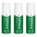 Biofreeze Roll Diz için Ağrı Yardımı,Boy, Hip, Ortak, Omuz, Basit Backache, Arthritis Pain Reliever, Sore Muscle Relief, Roll On Menthol Gel 3 Fl Oz (Pack of 3)