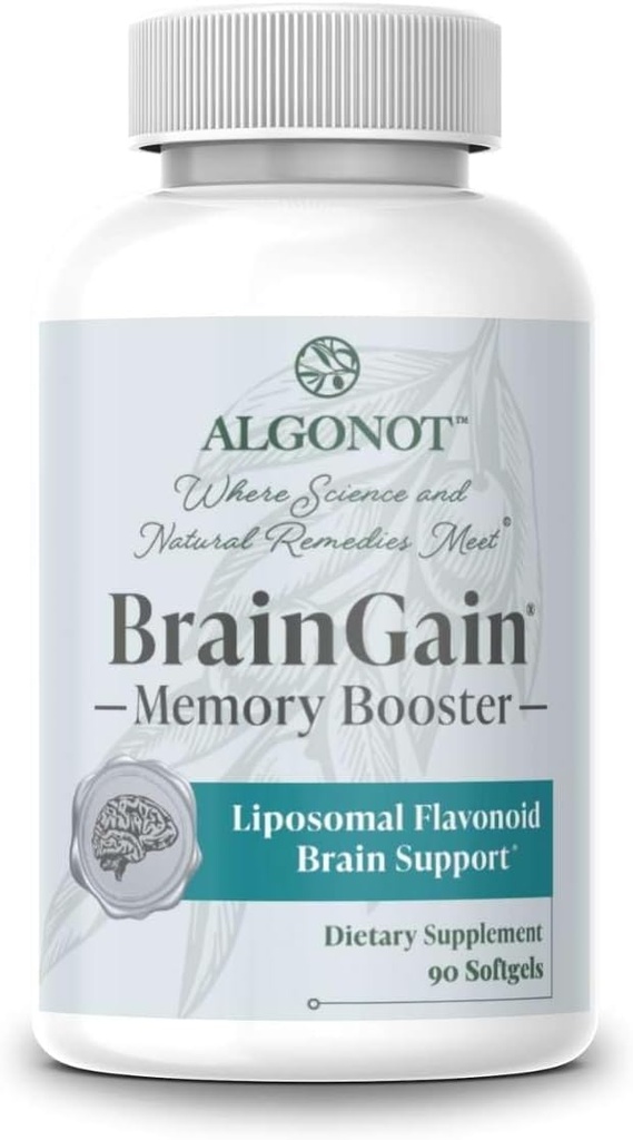 BrainGain, Luteolin & Βασικά Συστατικά με EVOO. Μπορεί να υποστηρίξει το σώμα στη μείωση του στρες ενώ αυξάνεται η γνωστική λειτουργία. Τα μόνα λιποσωμικά προϊόντα λουτεολινών που χρησιμοποιούν ελαιόλαδο.