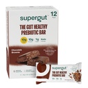 Supergut GLP-1 Boosting Prebiyotik Bars, Chocolate Brownie - Gut Sağlıklı Protein Snacks & Kahvaltı Bars - Keto-Friendly Meal Change Energy Bars (12 Count)