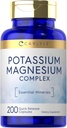 Carlyle P properties Magnezyum Supplement | 200 Count | Non-GMO & Gluten Free Kompleksi