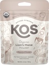 KOS Organik Lion's Mane Toz - Natural Nootropic Superfood to Support Focus - Vegan Fonksiyonel Mushroom, Plantive, USDA sertifikalı, Non-GMO, Soy & Gluten-Free - 35 Hizmetler Bag