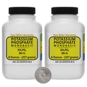 Potasyum Phosphate Monobasic [KH2PO4] 99+% Fine Crystals 1 Lb in Two Space-Saver Şişes