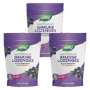 Nature's Way Sambucus Immune Lozenges, High Potency C, Elderberry, Wild Cherry Flavored, 24 Lozenges (Pazar Mayıs Vary) - 3 Packating