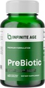 INFINITE AGE Prebiyotik Capsules, 60 Kont - Premium FOS Pre-biyotik Fiber Supplement with Chicory and Acacia - Digestive Health for Men Women Women