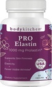 Body Kitchen Pro-Elastin, 1000 mg συμπλήρωμα ελαστίνης, Βοήθεια για τη μείωση των σημείων γήρανσης, βελτιωμένη υγεία του δέρματος, σφριγηλότητα και ελαστικότητα, Λιγότερες ρυτίδες, Veggie Caps, (Pack of 1)