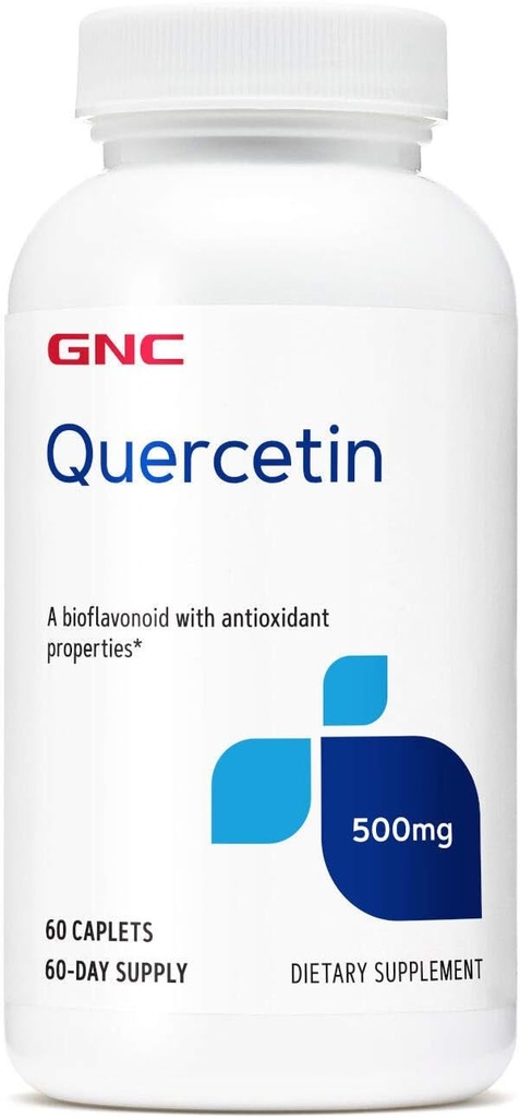 GNC Quercetin 500 mg Supplement, 60 Hizmet
