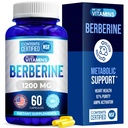 Vitaminler gibiyiz | NSF sertifikalı Berberine Supplement, 1200 mg, Pure Max Strength Berberine HCL - 60 Vejetaryen Capsules (Gluten Free, Non GMO) - 30 Hizmet