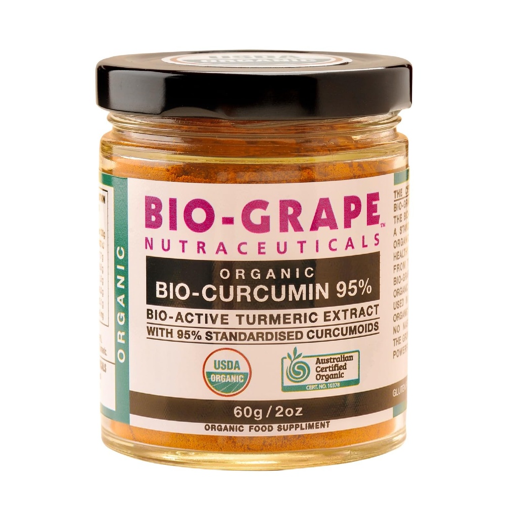 Turmeric Curcumin Extract, 95% βιο αντιοξειδωτικό, USDA Organic Turmeric Powder, 60g δόση Curcumin, Συμπληρώματα για Κοινή Υποστήριξη και υψηλή απορρόφηση για την ενίσχυση της ανοσοποιητικής υποστήριξης.
