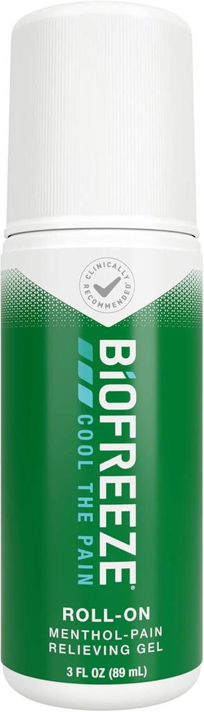 Biofreeze Pain Relief Gel, Arthritis Pain Reliver, Knee & Lower Back Pain Relief, Sore Muscle Relief, Neck Pain Relief, Pharmacist Συνιστάται, FSA Επιλέξιμη, 3 FL OZ Biofreeze Menthol Gel
