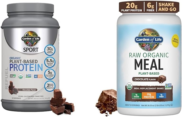 Life Organic Vegan Sport protein Toz, Chocolate - Probiyotiks & Raw Organic Mealchange Shakes