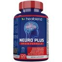 Neuro Plus Brain & Focus Formula - Nootropic Brain Booster συμπλήρωμα, υποστηρίζει την υγεία του εγκεφάλου, ψυχική σαφήνεια και εστίαση - Ενισχύει τη συγκέντρωση & ψυχική ενέργεια – 120 κάψουλες (1)