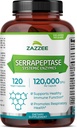 Zazzee Gecikme Serrapeptase, 1 20.000 SPU per Capsule, 120 Vegan Capsules, 4 Ay Supply, Ekstra Güçlü, Potent ve Yoğun Sistemik Enzymes, 100% Vegetarian, All-Doal ve Non-GMO