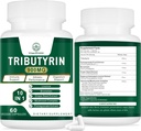 Συμπλήρωμα Tributyrin - Butyrate Precursor για την υποστήριξη φραγκοσυκιών, υποστήριξη leaky Gut, Digestion 60 Count