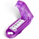 DUBSTAR Pill XS Küçük ve Küçük Piller için Splitter, Küçük veya Büyük Pills için Multi Tabletler (Purple) için Atıcı Pill Splitter (Purple)