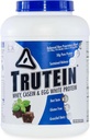 Vücut Beslenme Trutein Yüksek Protein Tozu:% 45 Whey,% 45 Casein,% 10 Egg White, Gluten-Free, Low sodyum, Grass Fed Whey Protein Toz, Gym Supplement & Breakfast Shake, Chocolate Mint, 4lb